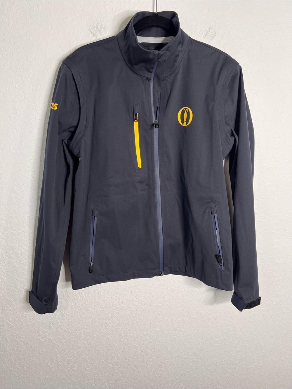 Hugo Boss The Open Golf Jacket Men’s XS Navy Blue Windbreaker Zip Sleeves H